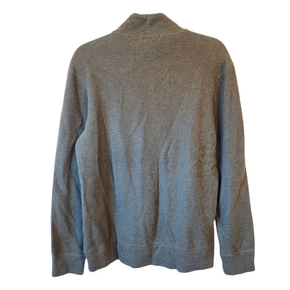 Banana Republic Olive Green Quarter Zip Sweater Men's Size S
